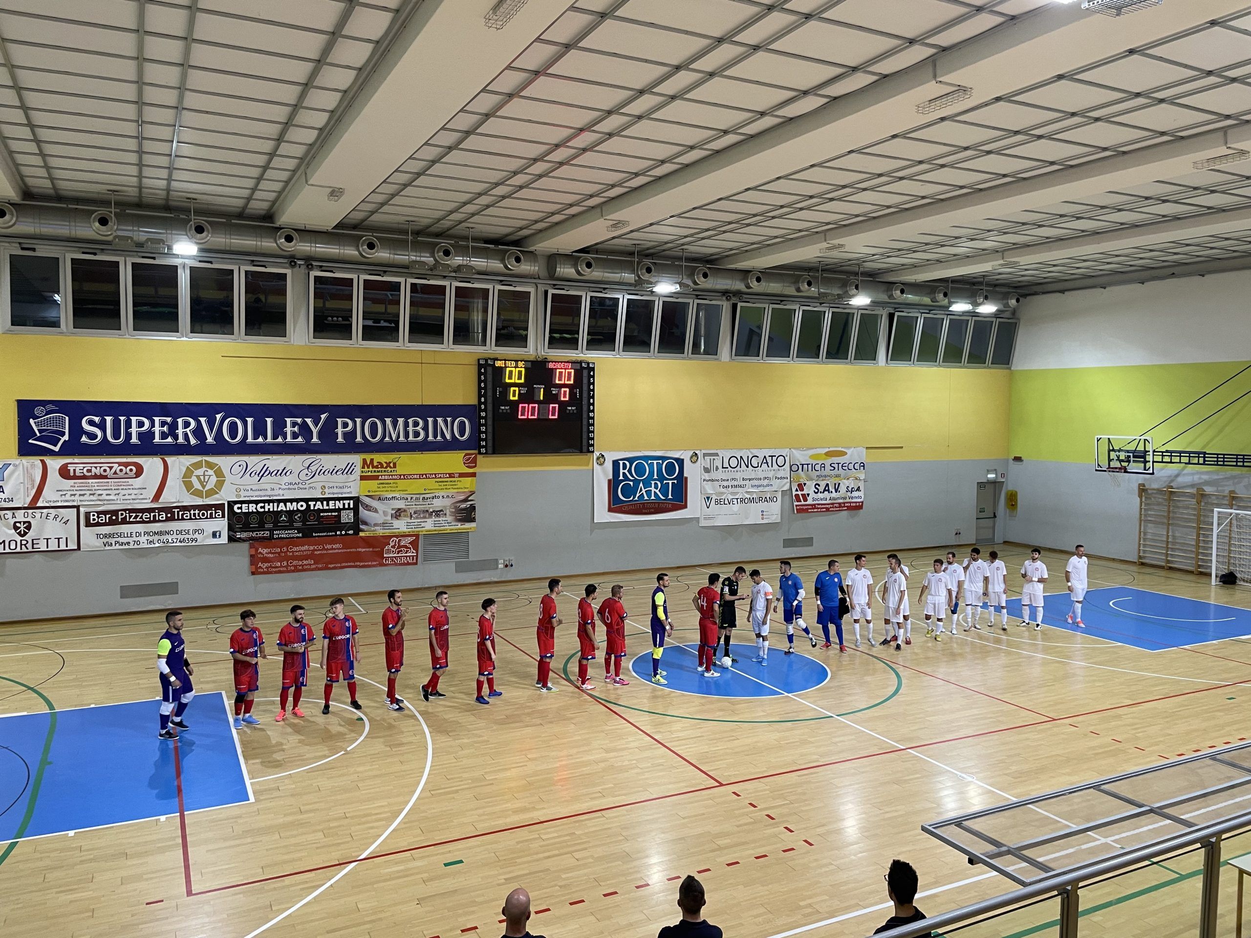 I legni ed un buon Mestre rendono amaro l’esordio casalingo per il Calcio a 5. United B.C. – Green Project Agency CDM 1 a 3
