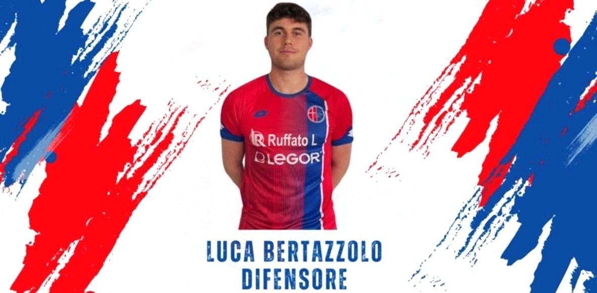 Comunicato ufficiale: definito l’arrivo dall’Unione Cadoneghe del difensore centrale Luca Bertazzolo