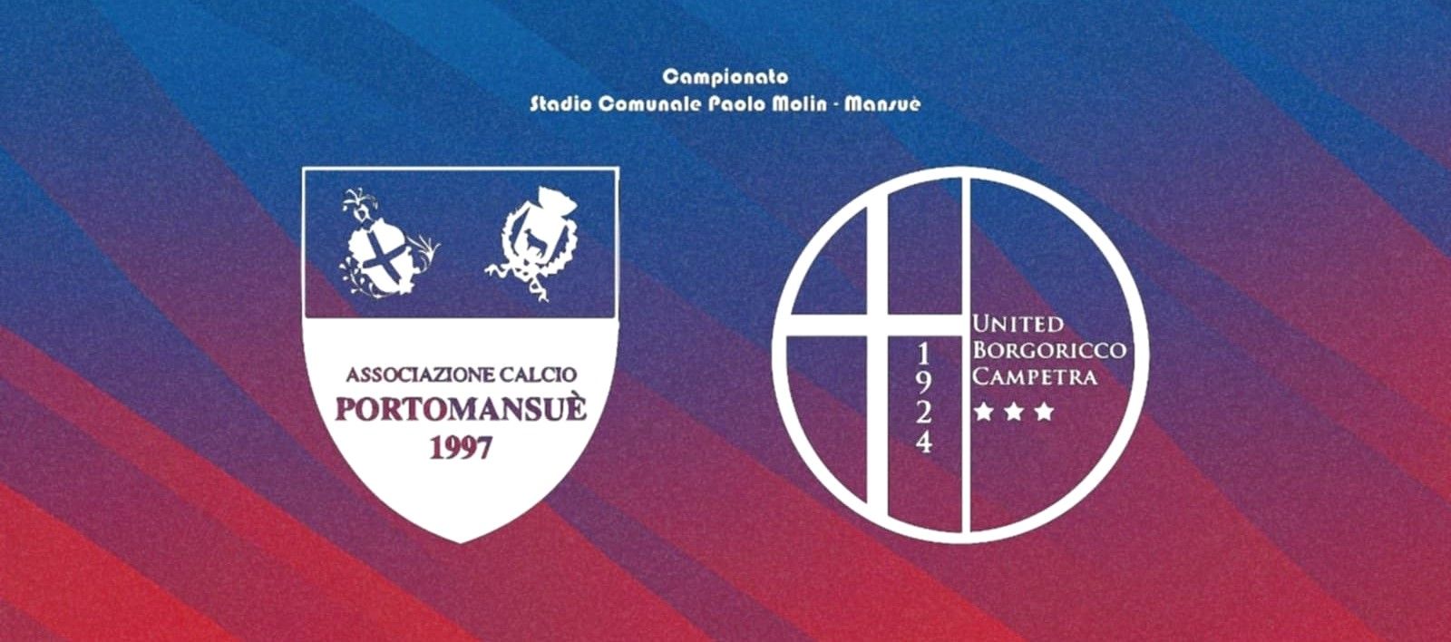 Una doppietta di bomber Sottovia vale la quarta vittoria di fila in campionato: Portomansuè-United Borgoricco Campetra 1-2