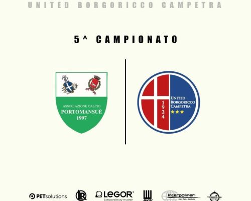 Il big-match di giornata termina con una sconfitta: Portomansuè-United Borgoricco Campetra 3-1
