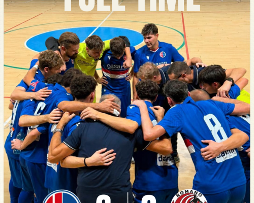 La Coppa parte alle grande per il C5: Romano sconfitto al termine di un’ottima prova e primi 3 punti nel girone. United Borgoricco Campetra 6 – Romano C5 3