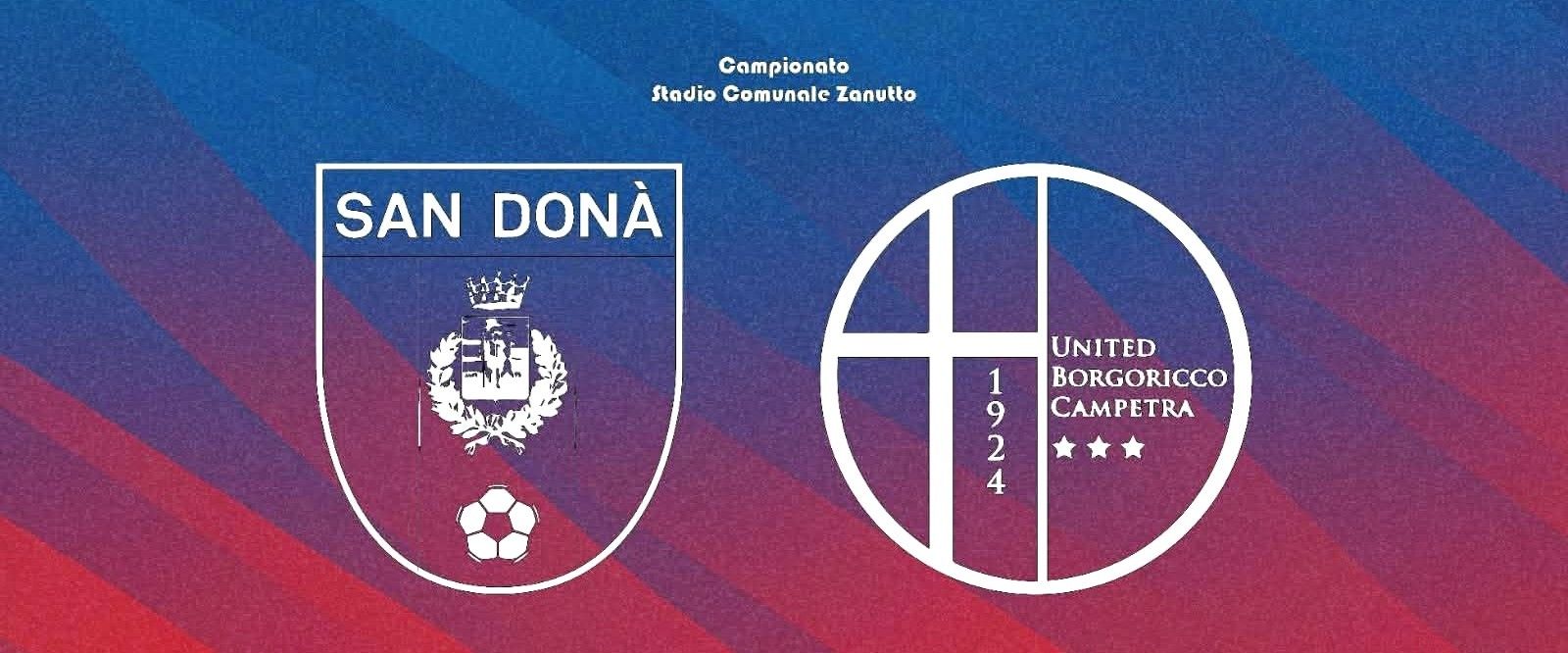 La rincorsa-playoff si ferma in terra veneziana: Sandonà-United Borgoricco Campetra 3-3