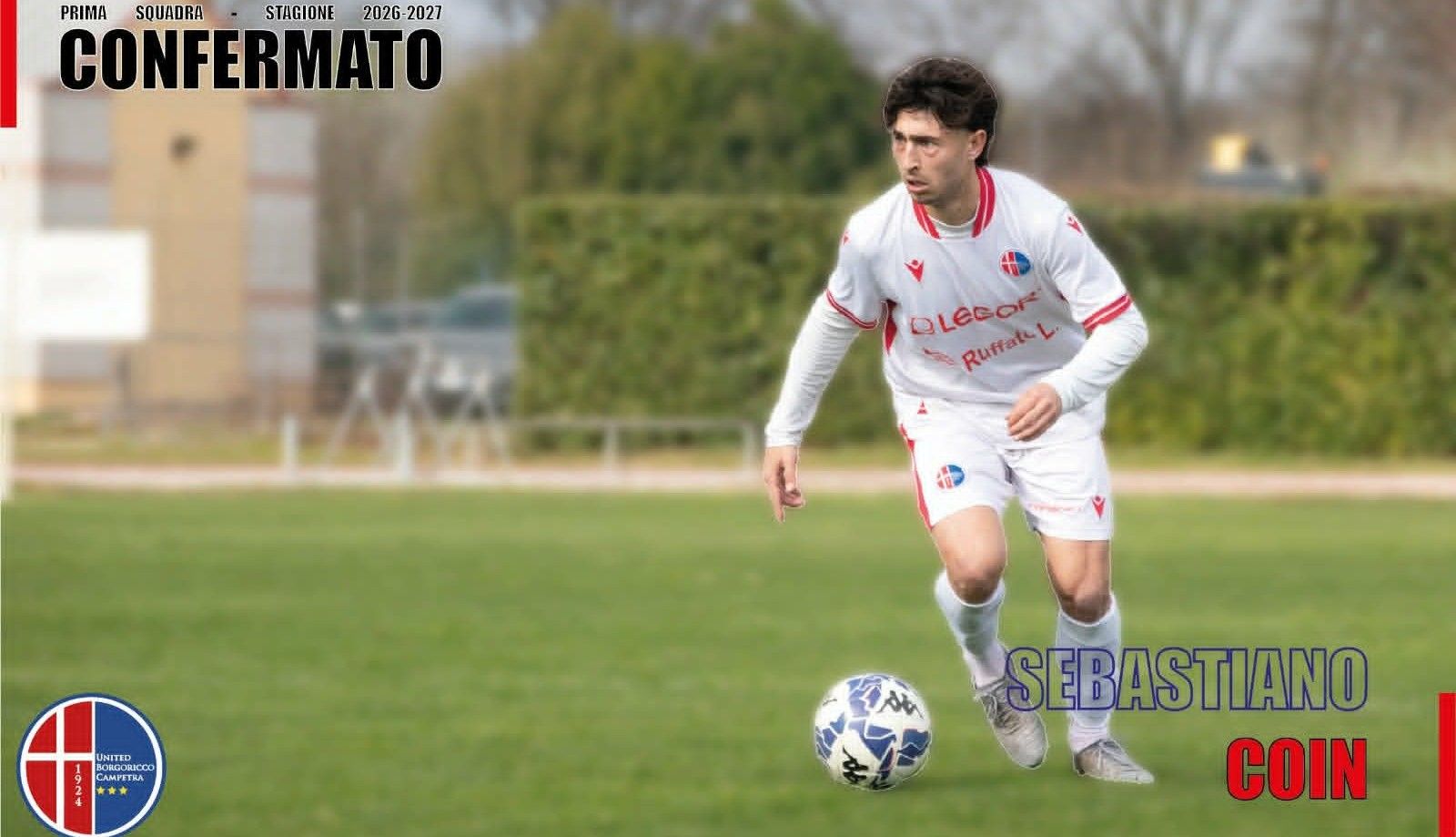 Comunicato ufficiale: perfezionati i rinnovi del fantasista Sebastiano Coin e dell’esterno destro Maicol Basso