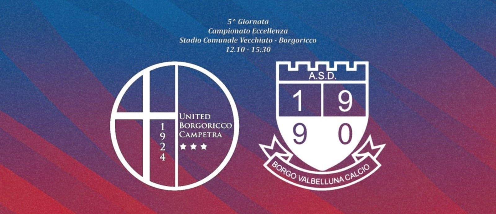 Pareggio casalingo al termine di un match con tante emozioni: United Borgoricco Campetra-Borgo Valbelluna 1-1