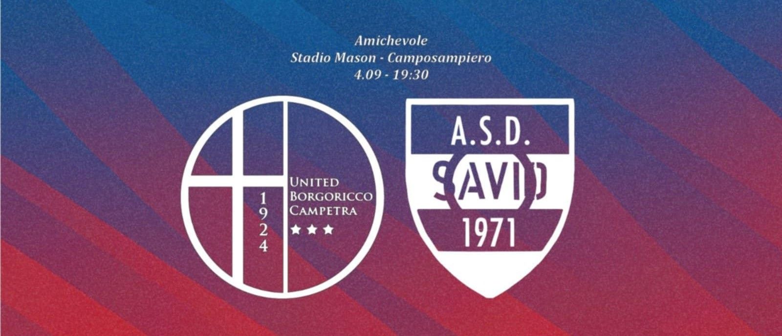 Un acuto di Matteo Primiceri decide l’ultimo test precampionato: United Borgoricco Campetra-Savio 1-0